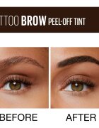 MAYBELLINE NEW YORK Tattoo Brow ideiglenes szemöldökfesték árnyalat Dark Brown 4.6 g