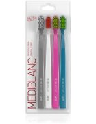 MEDIBLANC 5490 Ultra Soft fogkefék ultra gyenge Grey White Pink Blue 4 db