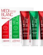 MEDIBLANC Dental Care White Time Set fogápoló készlet A fényes fehér fogakért 3x100 ml