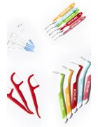 MEDIBLANC Interdental Pick-brush fogközi fogkefe 05 mm Red 6 db