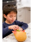 Melii Silicone Bowl with Lid uzsonnás doboz Bear 350 ml