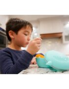 Melii Silicone Bowl with Lid uzsonnás doboz Shark 350 ml