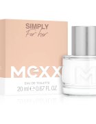 Mexx Simply For Her New Eau de Toilette hölgyeknek 20 ml