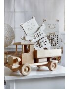 Milin Wooden Lacing Toy Mrs. Teddy interaktív játék 22 cm x 16 cm x 07 cm 1 db