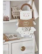 Milin Wooden Lacing Toy Mrs. Teddy interaktív játék 22 cm x 16 cm x 07 cm 1 db