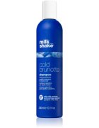 milk_shake® Cold Brunette Shampoo sampon a sárga tónusok neutralizálására a barna árnyalatú hajra 300 ml