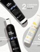 milk_shake® Kit Icy Blond szett semlegesíti a sárgás tónusokat