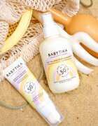 Mimitika Babytika Sunscreen Brush SPF 50+ napozókérm gyerekeknek applikátorral SPF 50+ 40 ml