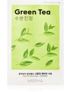 Missha Airy Fit Green Tea nyugtató hatású gézmaszk zöld teával 19 g