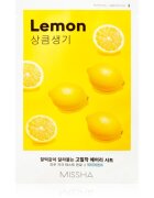 Missha Airy Fit Lemon szövet arcmaszk az arcbőr élénkítésére és vitalitásáért 19 g