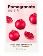 Missha Airy Fit Pomegranate arcmaszk bőrpuhító és frissítő hatással 19 g