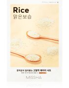 Missha Airy Fit Rice arcmaszk tisztító és frissítő hatással 19 g