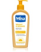 MIXA Bright & Bronze tápláló testápoló krém a fokozatos barnulásért 250 ml