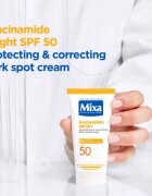 MIXA Niacinamide Bright korrekciós krém a sötét foltok ellen SPF 50 50 ml