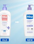 MIXA Panthenol Comfort nyugtató és tisztító olaj hajra és az atópiára hajlamos bőrre 400 ml