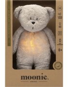 Moonie Bear 2.0 Organic Grey alvóka dallammal 1 db