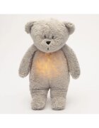 Moonie Bear 2.0 Organic Grey alvóka dallammal 1 db