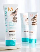Moroccanoil Color Depositing gyengéd tápláló maszk tartós színes pigmentekkel Cocoa 200 ml