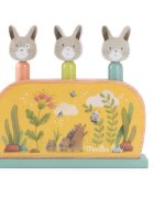 MOULIN ROTY Wooden Pop Up Toy Trois Petits Lapins ugrálós játék 12m+ 1 db