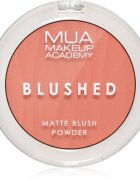 MUA Makeup Academy Blushed Powder Blusher púderes arcpír árnyalat Misty Rose 5 g