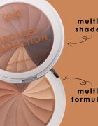 MUA Makeup Academy Bronzed Perfection kompakt bronz púder Golden Dunes 15 g