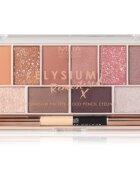MUA Makeup Academy Elysium Remastered 10 színt tartalmazó szemhéjfesték paletta duo 17 g