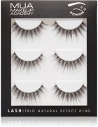 MUA Makeup Academy Lashes Natural Effect műszempillák #100 3 pár