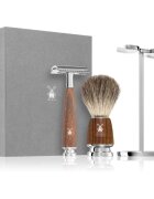 Mühle RYTMO Ash Pure Badger borotválkozási készlet