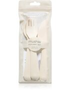 Mushie Cutlery étkészlet gyermekeknek 3y+ Ivory 3 db