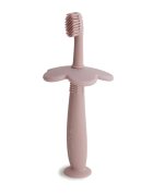 Mushie Learning Toothbrush fogkefe Flower Blush 1 db