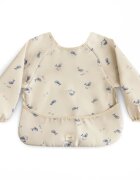 Mushie Long Sleeve Bib előke Whales 6-24m 1 db