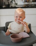 Mushie Silicone Feeding Spoons kiskanál Powder Blue 2 db
