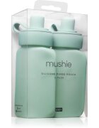 Mushie Silicone Puree Pouch újratölthető szilikon tasakok püréhez Cambridge Blue 2 db