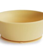 Mushie Silicone Suction Bowl szilikon tálka tapadókoronggal Daffodil 1 db