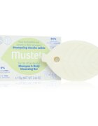Mustela Family szilárd sampon és tusfürdő gél 2 az 1-ben 75 g