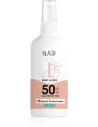 Naif Baby & Kids Mineral Sunscreen SPF 50 0 % Perfume napvédő spray 100 ml