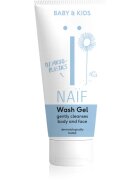 Naif Baby & Kids Wash Gel tisztító gél gyerekeknek és csecsemőknek testre és arcra 100 ml