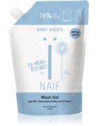 Naif Baby & Kids Wash Gel tisztító gél gyerekeknek és csecsemőknek utántöltő 500 ml