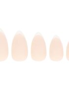 Nail HQ Almond Matte French műköröm ragasztóval 24 db