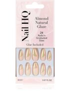 Nail HQ Almond műköröm Natural Glaze 24 db