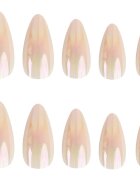 Nail HQ Almond műköröm Natural Glaze 24 db