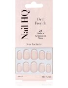 Nail HQ Oval French műköröm 24 db