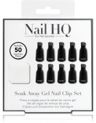 Nail HQ Soak Away Gel Nail Clip Set szett gél- és akrilkörmök eltávolításához