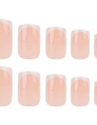 Nail HQ Square műköröm Elegant French 24 db