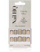 Nail HQ Square műköröm Utterly Olive 24 db