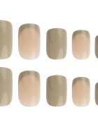 Nail HQ Square műköröm Utterly Olive 24 db