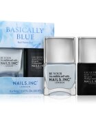 Nails Inc. Basically Blue körömlakk szett