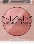 NAM Shimmer Blusher hosszantartó arcpír árnyalat 2 Peach Ice Tea 4 g