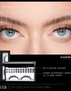 Nanolash DIY Eyelash Extensions Csomómentes elválasztott szempillák Harmony 36 db