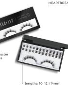 Nanolash DIY Eyelash Extensions Csomómentes elválasztott szempillák Heartbreaker 36 db
